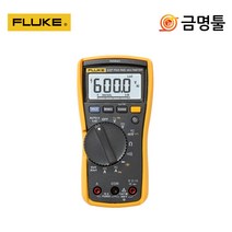 플루크 FLUKE-117 디지털테스터 전압 전류 저항측정 리드선포함, 1개