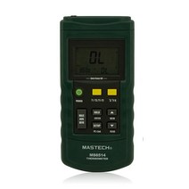 Mastech MS6514 듀얼 채널 디지털 온도계 온도 로거 테스터 USB 인터페이스 1000 데이터