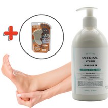 손 발톱 각질 제거제 대용량 풋크림 발 관리 쓱싹 크림 500ml, 1개