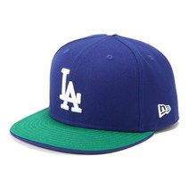 뉴 에라 (new era) 뉴 에라 59FIFTY MLB 반전 바이저 LA 다크로얄 7 58 5950 VISOR CUSTOM LOSDOD ROYAL