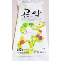 대신 묵곤약 500g 4개 가정 식당 업소 식자재 식재료