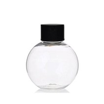 PET-볼탄65ml(1개입) 페트병 투명용기 플라스틱병, 블랙