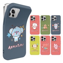 삼성 갤럭시 S22 플러스 울트라 정품 BT21 방탄소년단 캐릭터 굿즈 슬림 실리콘 젤리 핸드폰 케이스 S2B_PT7003