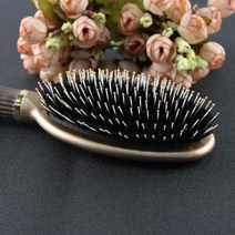 쿠션 머리빗 헤어 브러쉬 돈모 솔빗 머리손질 빗질 미용실 엉킨거리 머릿결 전문가 헤어용품, 1개