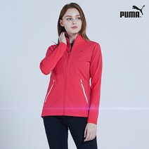푸마 이월 PUMA 푸마 발수 트리코트 여성 자켓 레드