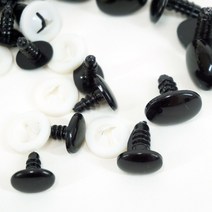 타원인형눈(나사형)4size/부자재/인형코/프렌즈얀, 9mm, 1개