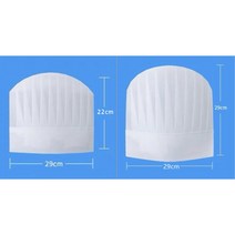 일회용 쉐프모자, 원형-대