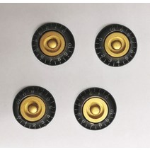 기타 악기 취미 전문가 그외 악세서리 pleroo 부품 세트 4 pcs gib sg faded t 속도 제어 노브 컨트롤 노브 볼륨 톤, 흑금