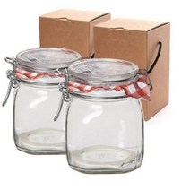 보르미올리 피도 클리어탑 유리병 선물세트, 750ml, 3개입