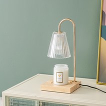 아로마 캔들 워머 램프 탑 멜팅 왁스 에센셜 오일용 무불꽃 멜터, 01 Eu_01 Transparent white
