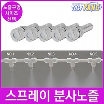 물 포그 스프레이 분사 미스트 안개 노즐, 분사노즐 0.1mm 1개
