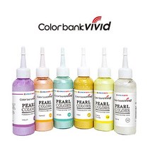 홀라종이나라 펄 물감 100ml 6색 공예 점토 종이죽 혼합, 옐로우