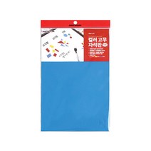 아트사인 고무자석판 스티커자석 고무자석 자석스티커 자석판 조각고무 컬러고무 자석 전단지자석, 자석(컬러고무/파랑)(1개입) 0636
