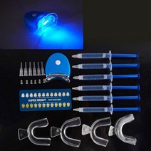 치아미백기계 셀프 치아미백 치아 미백 치과 표백 시스템 젤 키트 밝은 Whitener 장비 10/6/4/3pc Led 조명 108859, 해외_6개