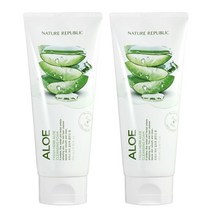 네이처리퍼블릭 프레시 허브 알로에 클렌징 폼 170ml, 2개