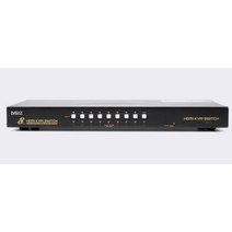 여러기기 출력 가능한 HDMI KVM스위처(8포트) SWITCH 매트릭스 광 망분리