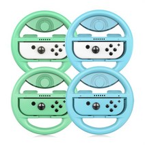 유로트럭핸들 자동차 운전 게임 xbox 레이싱 휠 거치대 엑박 패드 컨트롤러 좌우 핸들 핸들 홀더 그립 닌텐도 스위치 액세서리 4 개, 없음, Y044