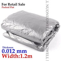 사과반사필름 은빛 검정 반사 필름 과수원 티 심기 플라스틱 뿌리 덮개 온실 식물, 04 Width 1.2m_02 Length 20m