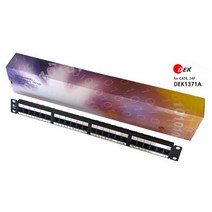 Cat.6 24포트 패치판넬 Module Type 1U 네트워크장비