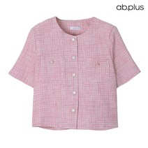 에이비플러스 ab.plus 패턴 라인 투포켓 블라우스 (LSW2MB93A)