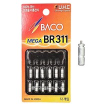 바코 메가 BR311 전지 (12개입) 바코케미 전용 배터리, 12개