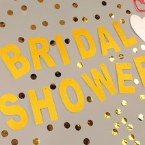 파티해 반짝이가랜드(BRIDAL SHOWER)골드
