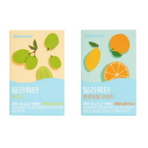 딜리워터 청포도 + 트로피칼 오렌지, 4세트