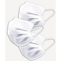 H 비말차단 적합판정 받은 일회용 위생마스크 대형 화이트(50매/100매), 100매