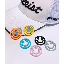 스마일 볼마크 볼마커 마크클립 골프용품 골프 악세사리, 6세트