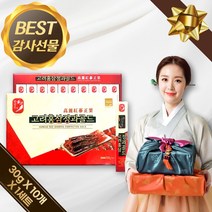 영양가족 고려 홍삼 정과 여자 남자 아빠 엄마 친구 부모님 예비 시댁 사돈 인사 60 70 대 할머니 할아버지 환갑 칠순 시아버지 시어머님 장모님 장인어른 생신 설 추석 이색 선물, 1개, 300g