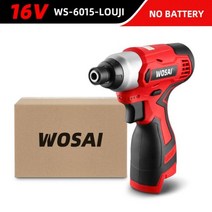 WOSAI MT SER 전기 임팩트 드릴 스크루 드라이버 전동 공구 세트, CHINA, 16V WS-6015-LUOJI