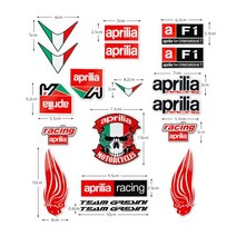 오토바이 반사 스티커 탱크 페어링 휠 허브 에폭시 데칼 아프릴리아 도르소두로 750 팩터 RSV Tuono SR50, 01 Reflective 300-95