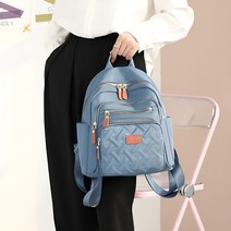 자수 아가일 백팩 남녀 백팩 스타일리쉬한 여행가방 대용량 학생 책가방