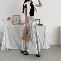 투데이앤룩 밴딩 캉캉 스커트 4color