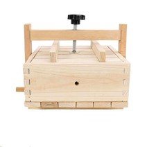 편육 압축기 우드 나무 틀 돼지 고기 압착 메주성형기, 15 15 9.5cm 보강