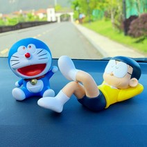 자동차 장식품 인싸템 차내 애니메이션 액세서리 Dora A꿈 수면 대웅 대쉬보드 카튜닝용품 여성 2869914724, 대웅 _앉은 자세 땡땡 고양이