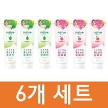 일본 나이브 폼클렌징 200g 6개세트 복숭아3개+녹차3개 대용량 크라시에 복숭아 가네보 리뉴얼상품