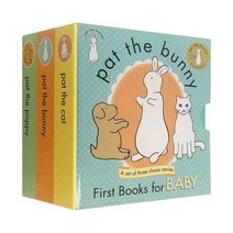 [당일배송] pat the bunny 0세부터 4세 영어그림책, Pat the bunny (1세트 3권)