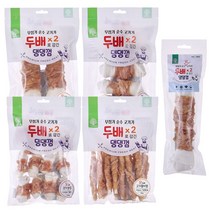 더내추럴 두배댕댕껌 치킨껌 5종 골라담기, 두배댕댕껌 치킨껌 4.5인치(5개입)