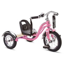 Schwinn Roadster 아동용 세발자전거 클래식 세발자전거 블랙, Classic Tricycle_Light Pink, Light Pink_Classic Tricycle