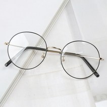 더브릴레 동글이 남자 여자 타원형 블루라이트차단안경+블루라이트렌즈 포함