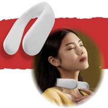 목걸이형 온열기 온풍기 넥밴드 휴대용 넥히터 목난로, 화이트