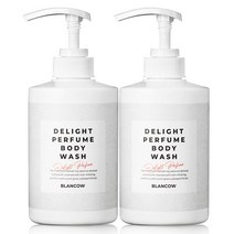 블랑카우 대용량 모이스처 퍼퓸 바디워시 바닐라쟈스민향 500ml, 2개