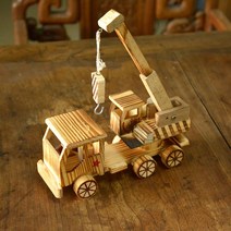 미니지게 돈 들어오는 공예품 인테리어소품 전통 수집 장식품, 나무 크레인 20x7x11센티미터