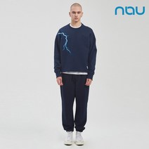 나우 nau 공용 U 볼트 맨투맨 티셔츠_1NUTSS1004_NA