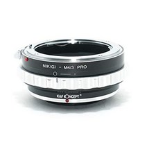 [정규 대리점]K&F 니콘 nikon G F 렌즈-마이크로 포서즈 m43 PRO 마운트 어댑터 렌즈 크로스 첨부 ng-m43-pro (KFM43PRO)