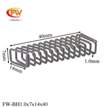 Fie-커스텀 1.0mm 와이어 직경 40mm길이 도어 래치 직사각형 압축 스프링, 01 5pcs