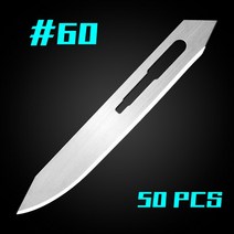 세라믹칼 정육칼 일본 독일 명품칼 중식칼 장미칼#24 #60 메스 블레이드 스테인레스 스틸 접는 나이프 조각, 01 No.60 10Pcs