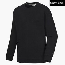 코오롱스포츠 코오롱 공용 자수 맨투맨 티셔츠 TLTBS22431-BLK 413776