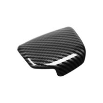 아우디 카본 호환 자동차 콘솔 기어 시프트 핸들 헤드 프레임 커버 스티커 탄소 섬유 질감 A4L A5 20172021 Q5L 20182021 Q7 20162019 부품, 1.A